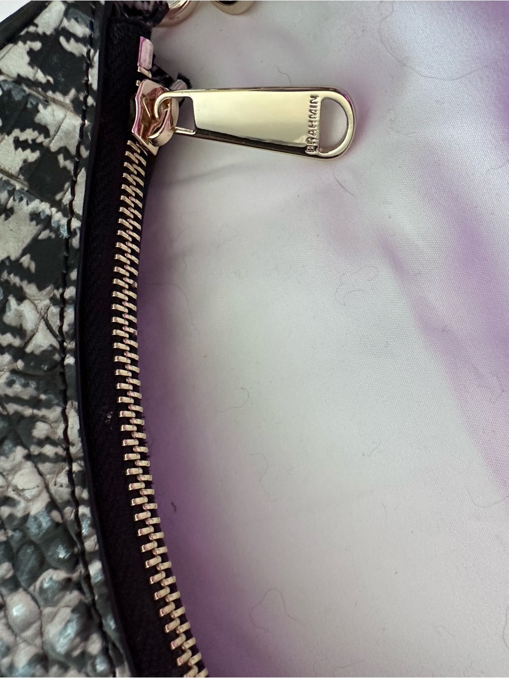 Brahmin Bekka Houndstooth Ombré Melbourne Shoulder Bag - Picture 10 of 10